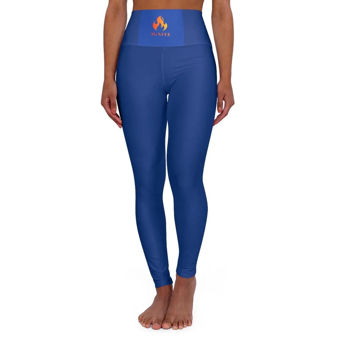 Ignite High Waist Legging — Blue