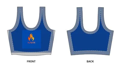 Ignite Sports Bra — Blue